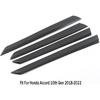 Car Accessories Fit for Honda Accord 10th Gen 2018-2022 Inner Side Door Panel Strip Cover Trim (Carbon Fiber Style) ABS 4 PCS