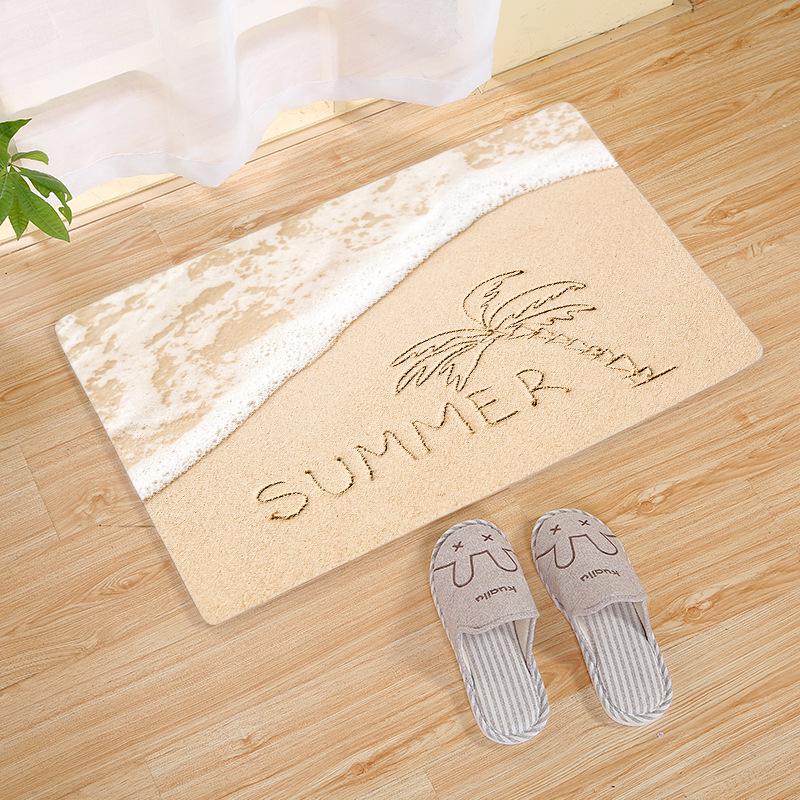 Shell Sea Doormat Bathroom Kitchen Floor Mat Door Rugs Nordic Beach Starfish Carpet Non-Slip Mat 3 Sizes Felpudo Paillasson
