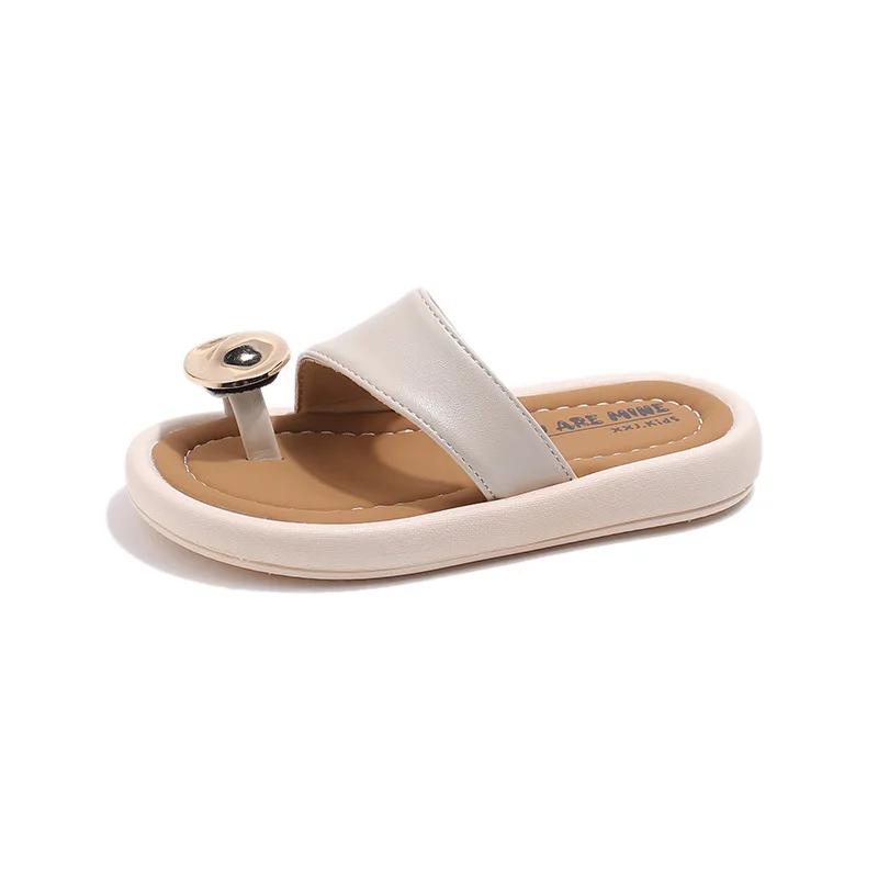Flip Flop Girls Platform Slippers Summer Outdoor Holiday Beach Shoes Light Weight Slides Kids Shoes Girl Floor Shoes I05095