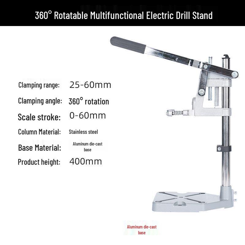 

Large Caliber Electric Drill Press Stand, Handheld Drill, Mini Drilling Machine, Household Multifunctional High-Precision Workbench