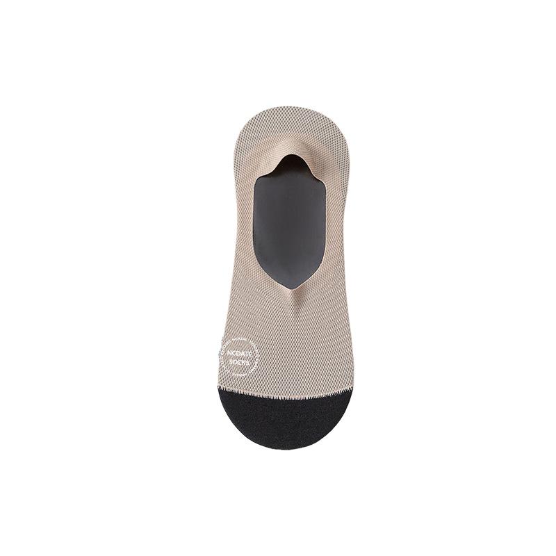Men's Ice Silk Invisible No-Slip Mesh Socks: Breathable, Odor-Resistant & Sweat-Absorbing