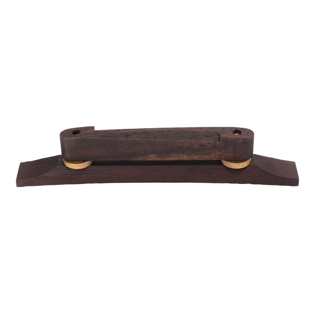Guitar Bridge Saddle Ebony Easy Replaceable Lightweight Wooden Guitar Saddle for Instrument Accessories
