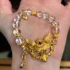 Elegant Chinese Style Necklace Zinc Zinc Alloy Handmade Bead Bracelet Vixen Mask Bracelet  Gift