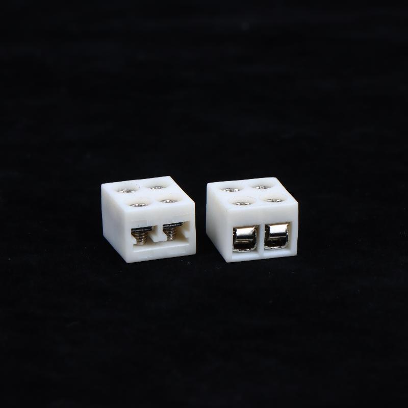 LED Strip Connector Kits 2/10Pcs 8mm 2Pin Screw Fixing No Soldering for Home DIY Decor