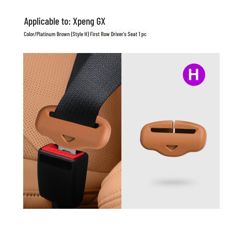 XPeng GX Seat Belt Buckle Silicone Protective Cover - Anti-collision & Anti-scratch Accessories
