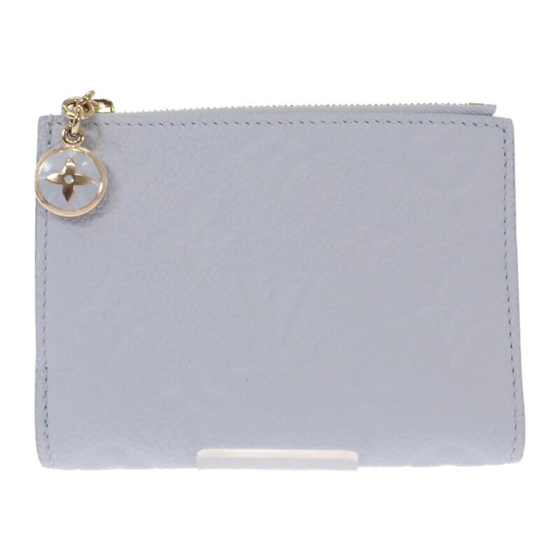 LOUIS VUITTON M14654 Bifold Wallet Azure blue Monogram Ann Platt Women