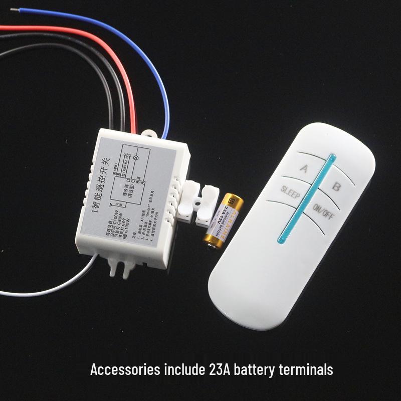 Low Voltage DC12V RF Wireless Remote Control Switch Module with Battery Terminals