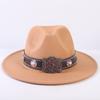 Popular European and American Classic Simple Flat-brimmed Top Hat Men's and Women's Fashionable and Elegant Versatile Jazz Hat Top Hat