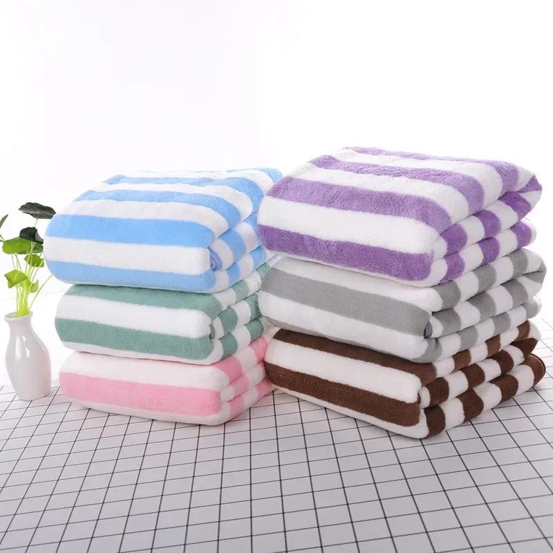 70x140cm Bath Towel Absorbent Quick Drying Spa Body Wrap Face Hair Shower Super Large Towels Large Beach Cloth Bathroom Tools