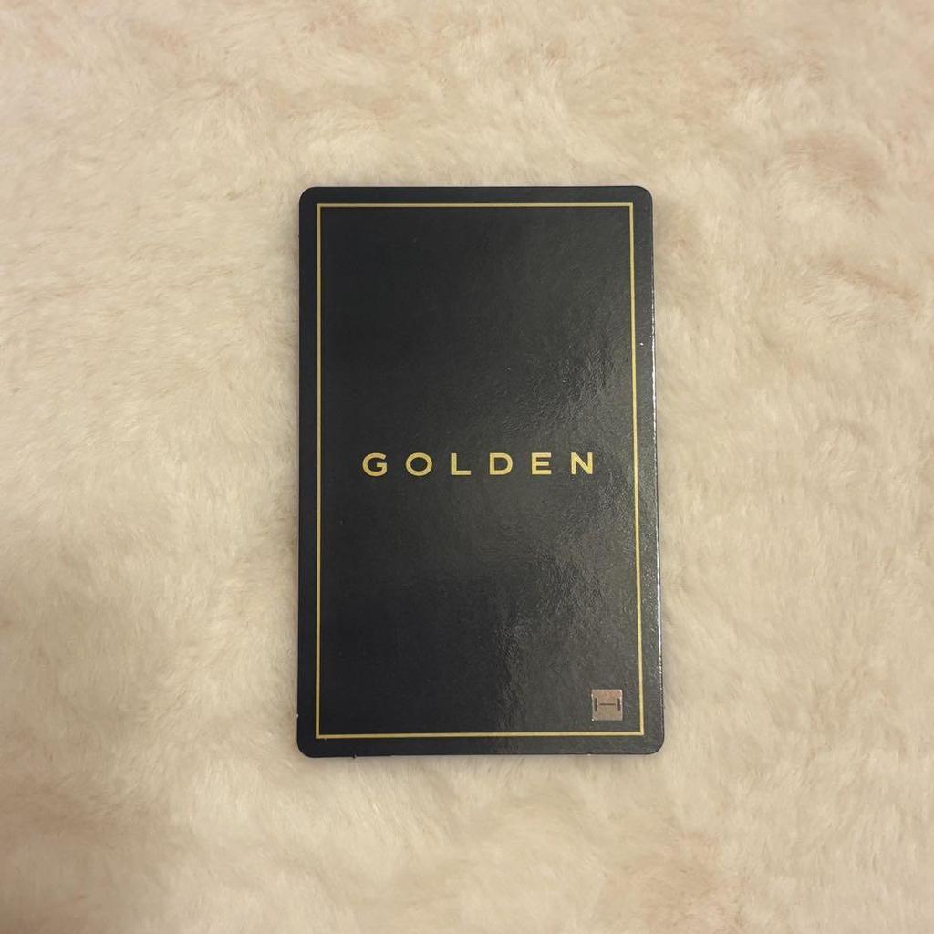 [USED] BTS Jungkook Golden Lucky Drop Trading Card POWERSTATION