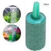 20PCS Green Sandstone Cylinder Aquarium Oxygen Pump Aeration Air Stone Fish Tank Bubble Stones