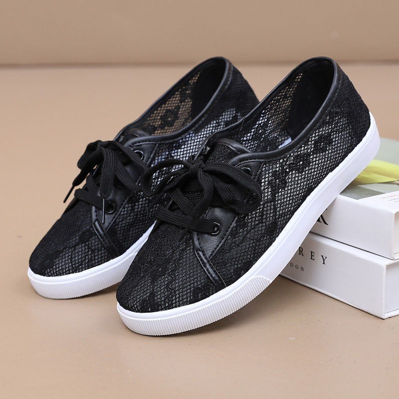 Mesh Shoes Women's Sandals Breathable Summer New Casual Sports Shoes Cloth Shoes Student Board Shoes Women's Shoes