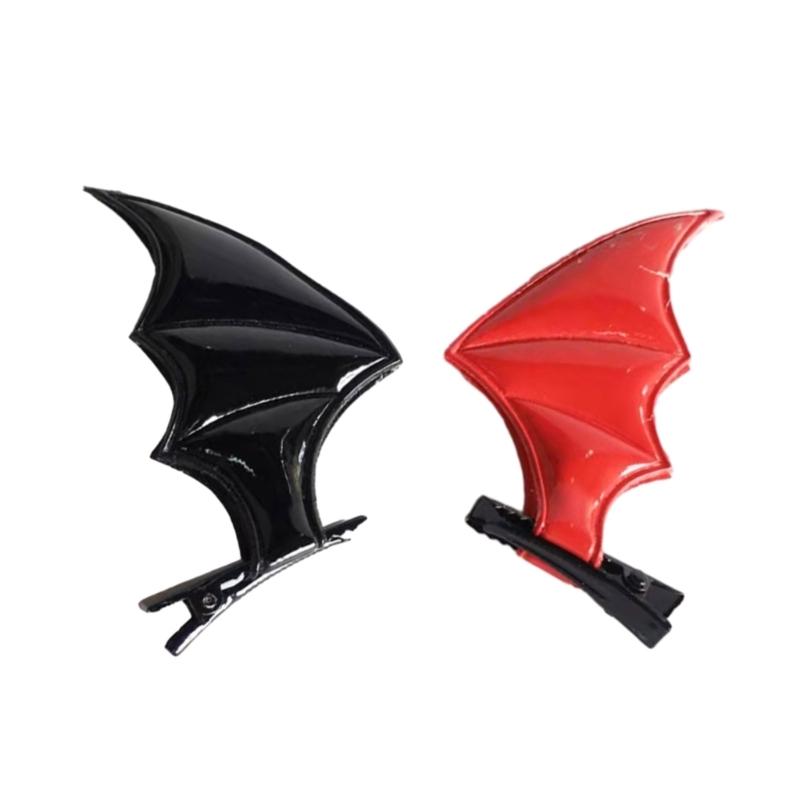 Bat Hair Clips 1Pair Hairpin Household Party Background Decoration Supplies for Teenage Girl Costume Cosplay
