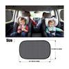 Car Window Shades Sunshade For Car Side Windows Static Film 4Pcs 20"x12" Blocks UV Rays