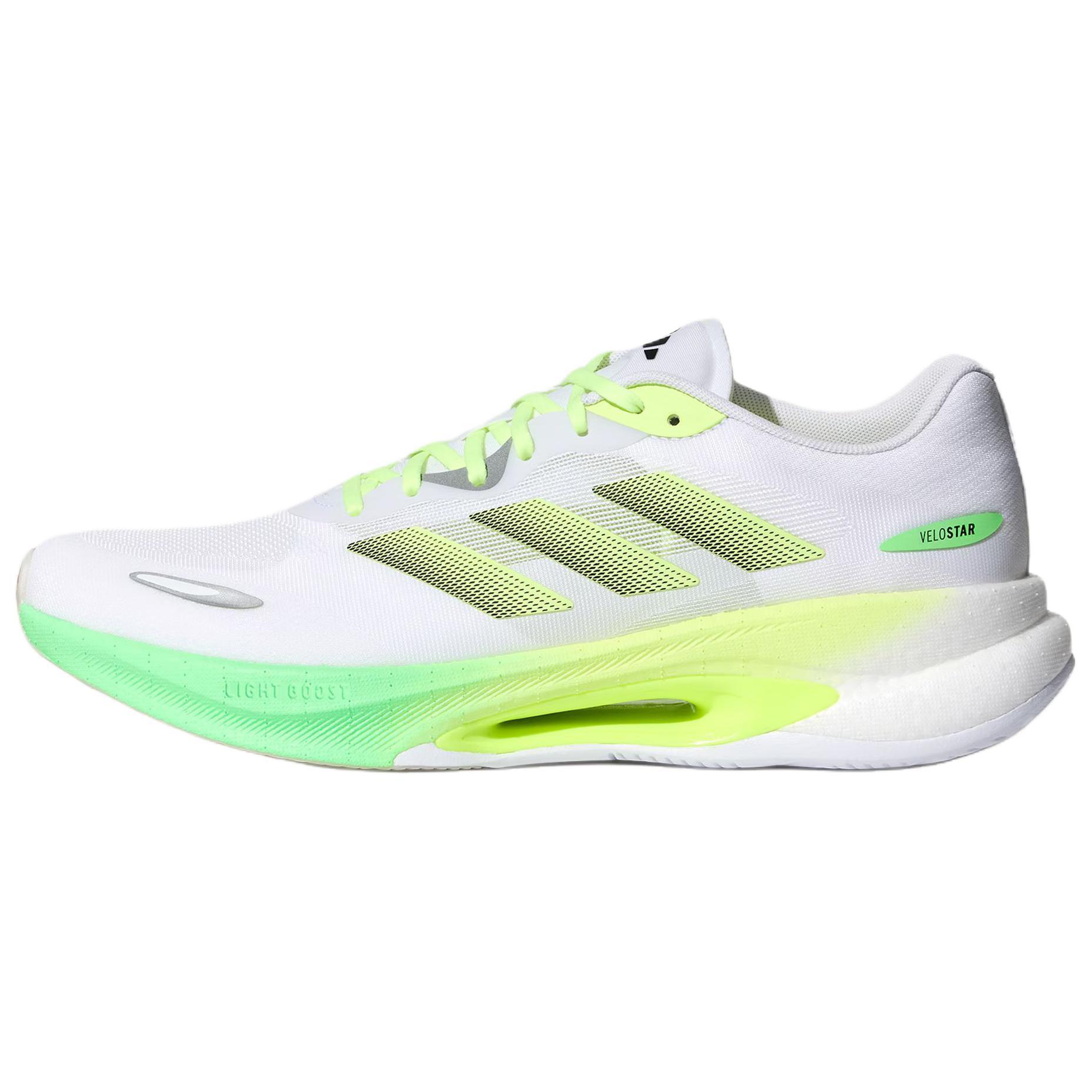 Adidas Velostar Running Shoes Comfortable Slip Resistant Durable Rebound Unisex sneaker White Green KJ2762 45⅓
