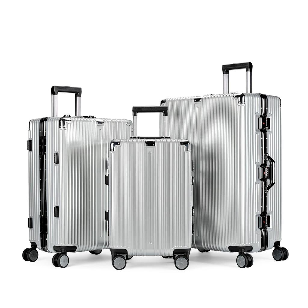 Premium 20-Inch Carry-On Suitcase with Universal Wheels and 24-Inch Aluminum Frame, Ideal for Female Students