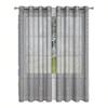 1pc Unique Silver Cross Patterned Sheer Curtain, Curtains for Bedroom, Living Room Kitchen, Window Curtain