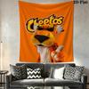 Chester Cheetah Wall Tapestry Aesthetic Wall Hanging Printed Fabric Blanket Decorative Tapestries for Bedroom Living Room Home Decor