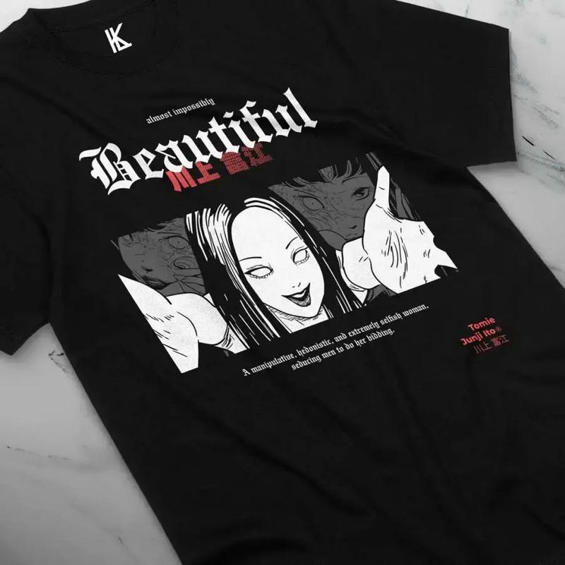 Camiseta Tomie Uzumaki Camiseta Junji Ito Horror Anime Ma S