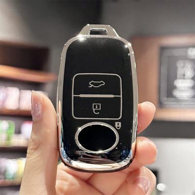 Schlüsselanhänger-Abdeckung für Toyota Yaris Ativ Raize Veloz Avanza Rush Perodua Daihatsu Malaysia Auto Smart Remote Autoschlüssel-Hülle