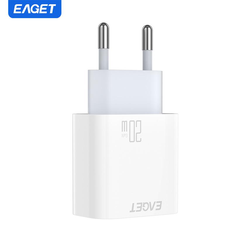 

1 шт./2 шт. зарядное устройство 20 Вт европейского типа C сверхбыстрая зарядка, совместимая с Apple и другими смартфонами, 20 Вт USB-C настенное зарядное устройство с двумя портами 1PCS