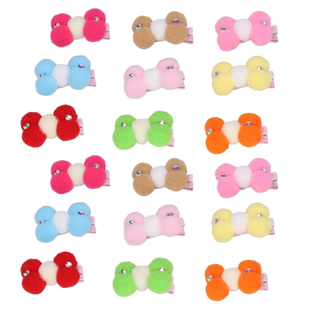 18 Pcs Dog Hair Bows Cute Stylish Attractive Compact Pet Hairpin for Pets Cats Dogs