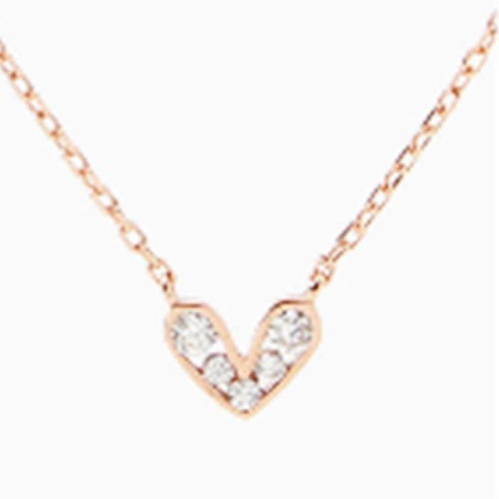 [Onoma] Onm Heart Necklace Silver Student College Student 925 (32617416)