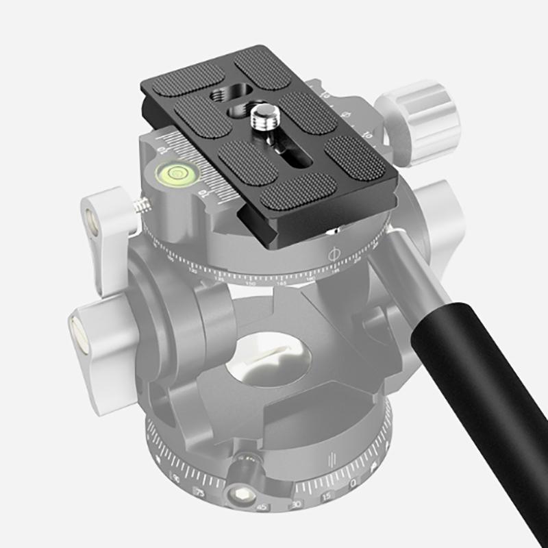 DSLR-Kamera-Stativplatte, Schnellwechseladapter, Kameraplattenhalterung für DSLR-Kamera-Kugelkopf-Stativ