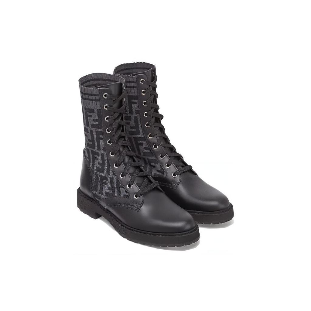 Fendi FF Rockoko Biker Boot 'Black' 8T6780A8C7F1D0I