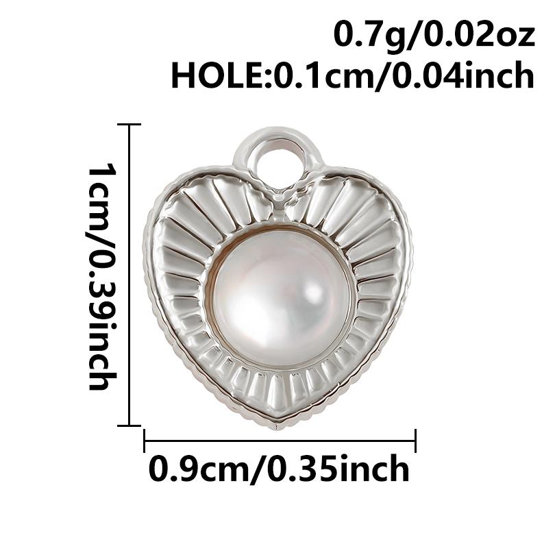 

2pcs Enamel&Shell Charm Personality Geometric Stainless Steel Charms For Jewelry Making Bulk Handmade Necklace Pendant Materials