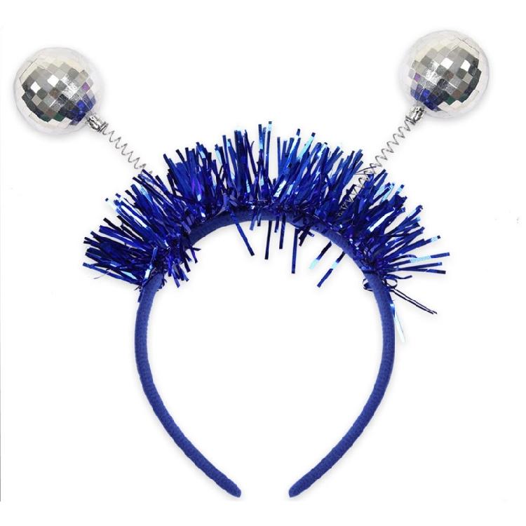 Disco Ball Headwear Breathable Hair Band Christmas Cosplay Hairband For Extended Wear Seasonal Celebration