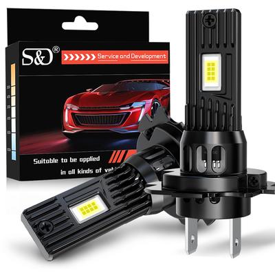 2 ks 20000LM H4 H7 LED žárovky do světlometů 1:1 Mini Canbus H11 H8 LED žárovka 9005 HB3 9006 HB4 Auto světlomet Bez ventilátoru DRL světlo Auto mlhová světla 12V 6500K Bílá