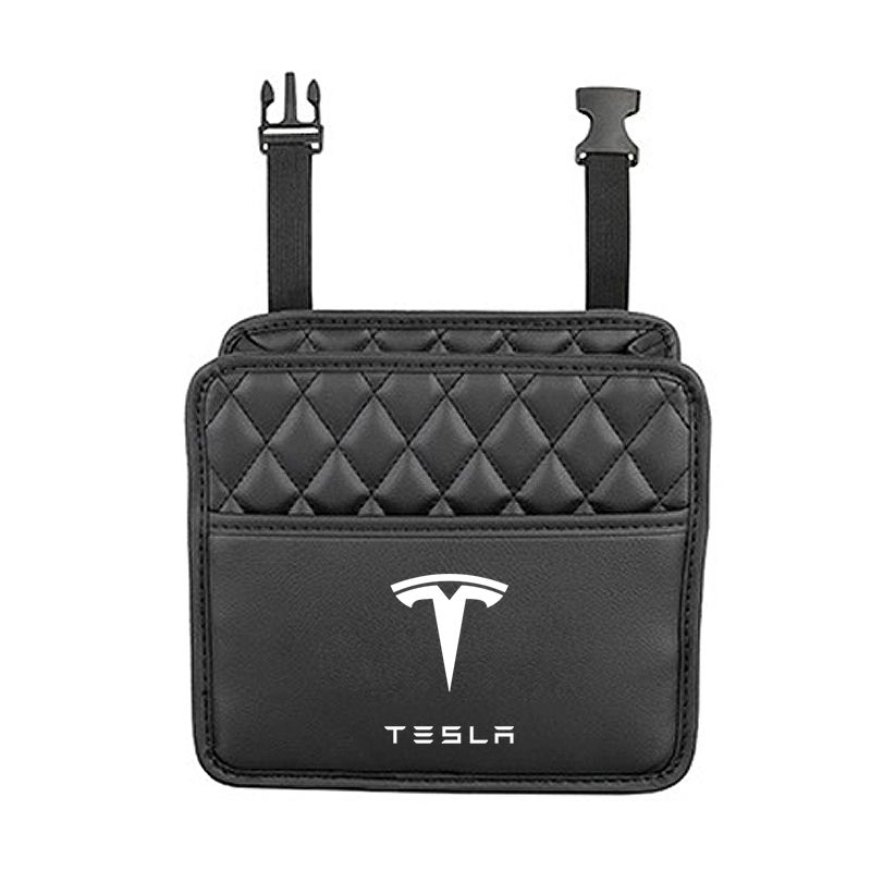 Car Backseat Storage Box Back Seat Organizer Hanging Storage Bag For Tesla Model 3 Model S Model X Model Y Roadster Bonina Coil