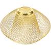 Gadpiparty Golden Iron Mesh Pendant Light Shade - Vintage Hollow Ceiling Lamp Cover for Home, Kitchen, Bar, and Restaurant Decor