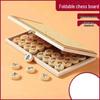 Brangdy Folding Wooden Chinese Chess Set