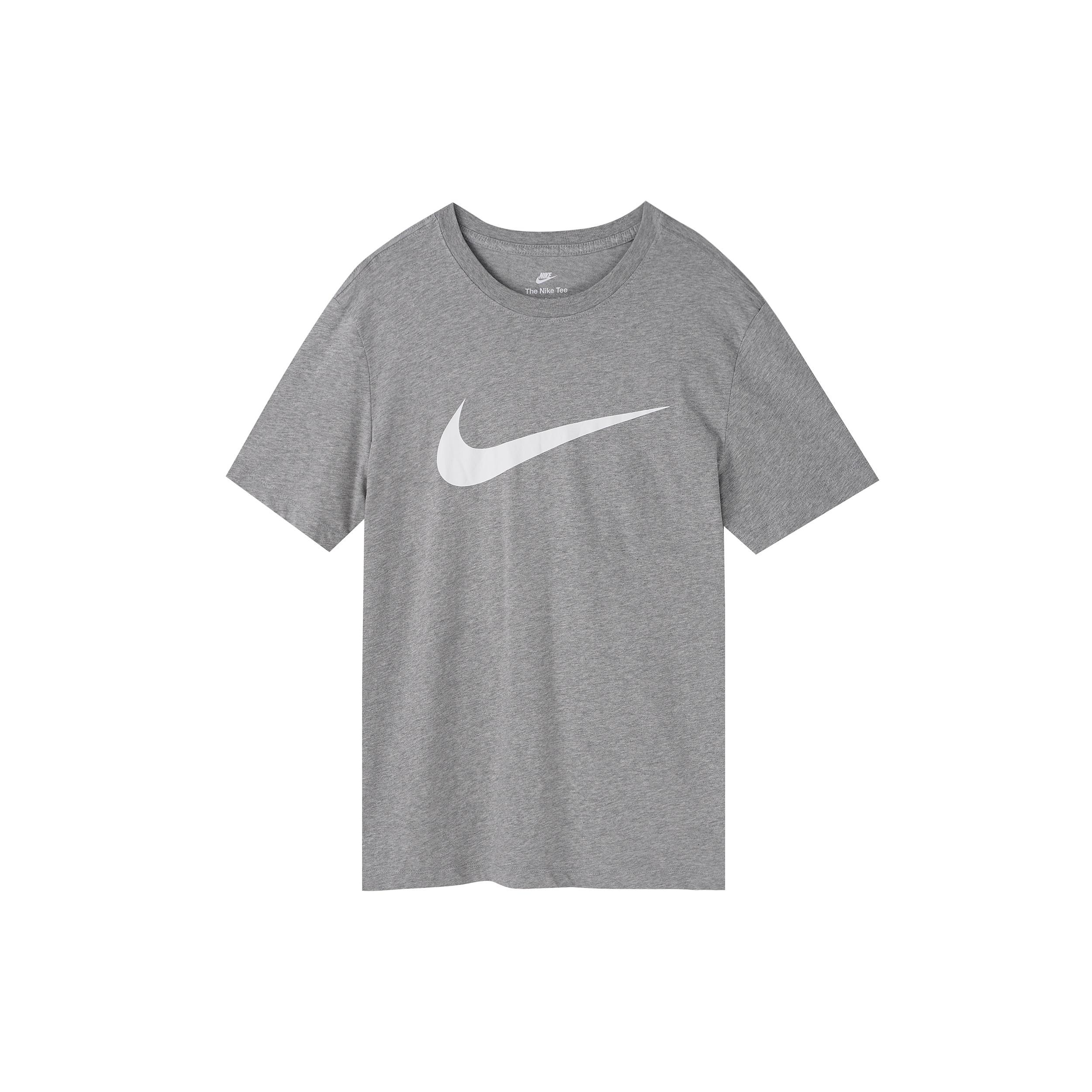 Nike Logo Printed Loose Fit T-Shirt Grey Men s BV0628-063 S