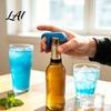 Stilvoller Getränkeöffner 3D-gedruckter Flaschenöffner Kompakt Tragbar Bier Einhand-Limonadendeckelentferner Einfach für Partys Ergonomischer Glasdeckelöffner