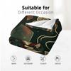 Dark Book Candle Soft Flannel Blanket Breathable Warm Throw for Office Car Sofa Kids Room Birthday Xmas Gift