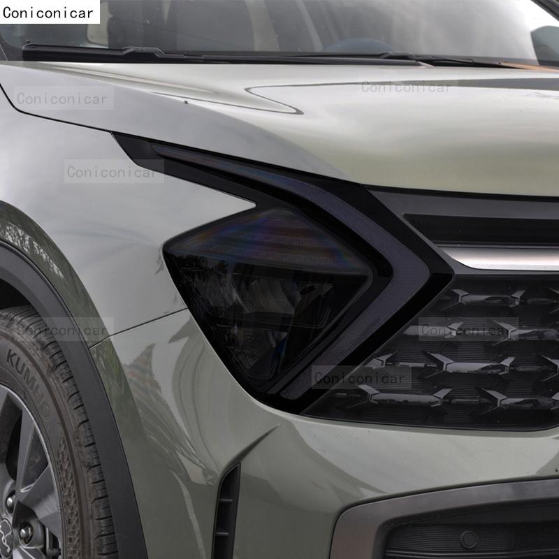 Für KIA SPORTAGE 5 NQ5 2022 2023 Auto-Scheinwerfer Schwarze TPU-Schutzfolie Scheinwerfer-Tönung Farbwechsel Zubehör