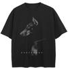Streetwear Dobermann Graphic T-Shirt Cotton Unisex Tops Tees Summer Short Sleeves T Shirt(4)