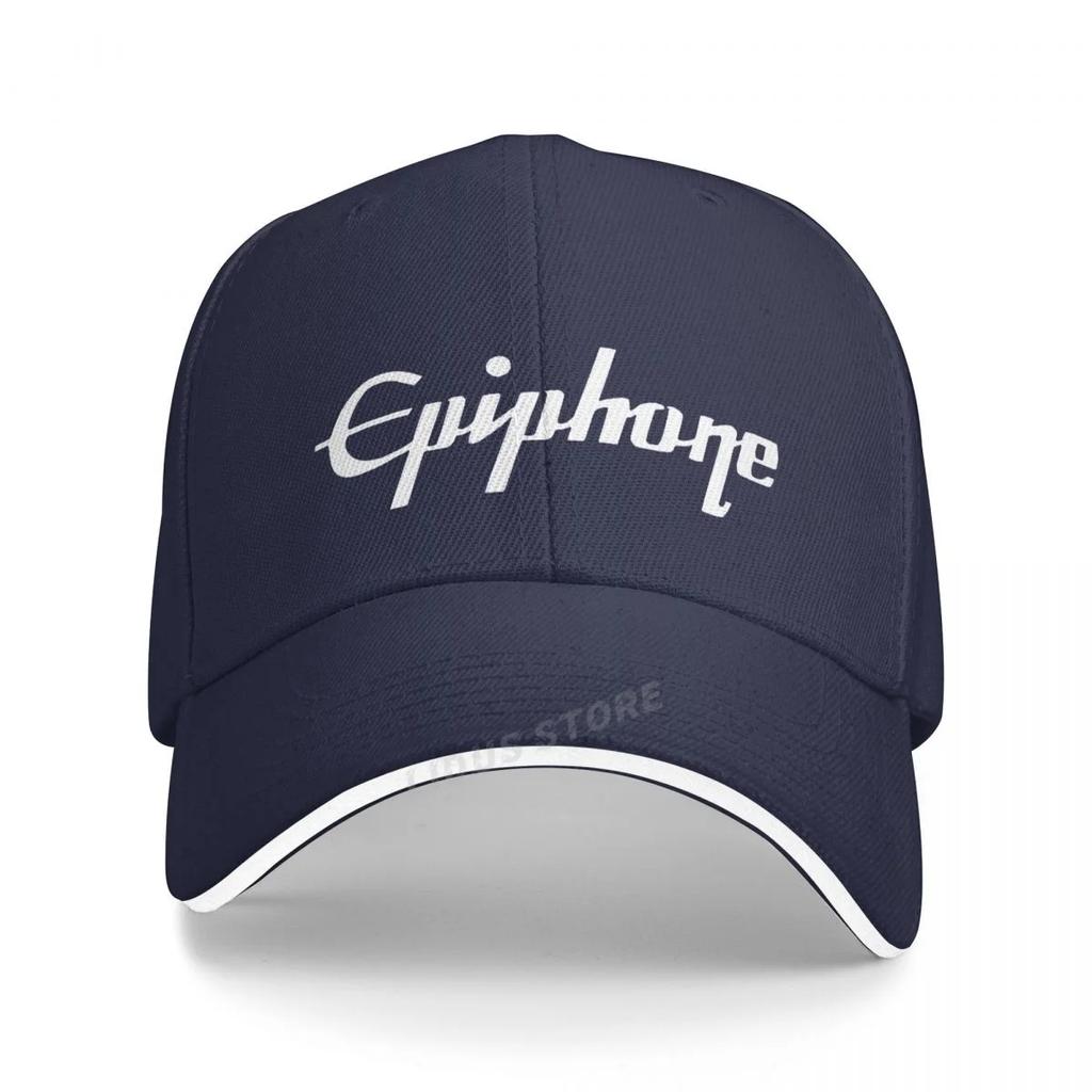 New Popular Epiphone Guitars Logo Unisex Baseball Cap Fashion Brand Guitar Lover Hat Unisex Women Adjustable Music Cap