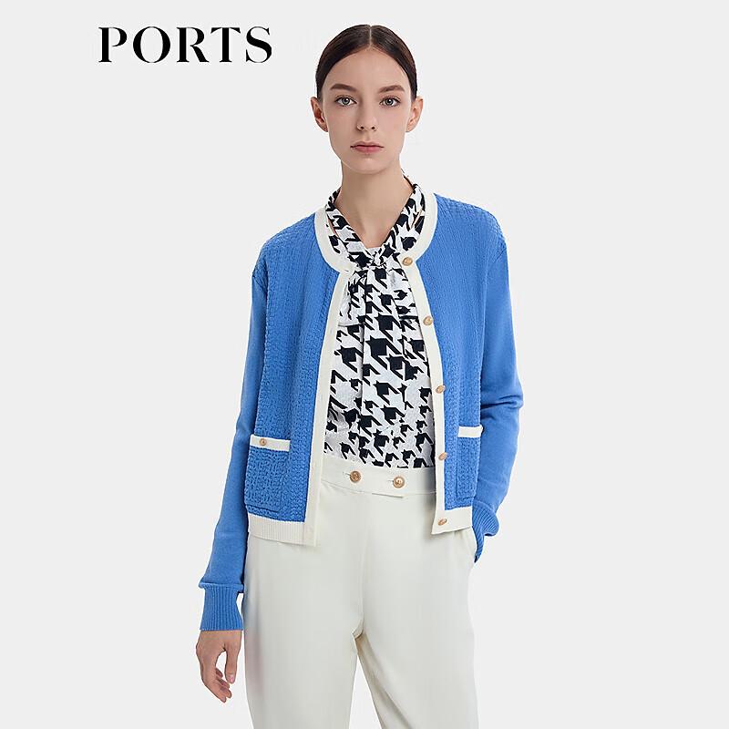 PORTS Women's Cashmere Blend Crew Neck Sweater