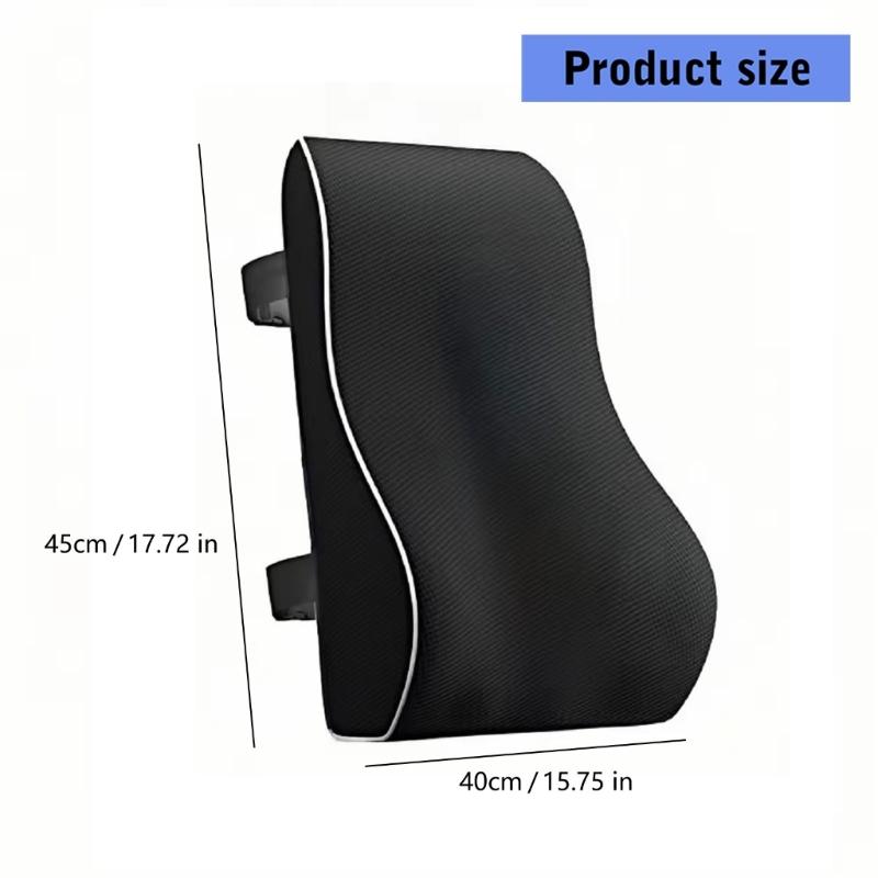 Pains Relief Seat Memory Lumbar Pillow Support Suitable for Car Models And Office Task Chairs