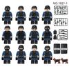 Stavebnice pro vojenskou policii M1621-1 Panenka proti terorismu Speciální policejní mozaika z malých částic Stavebnice pro panenky