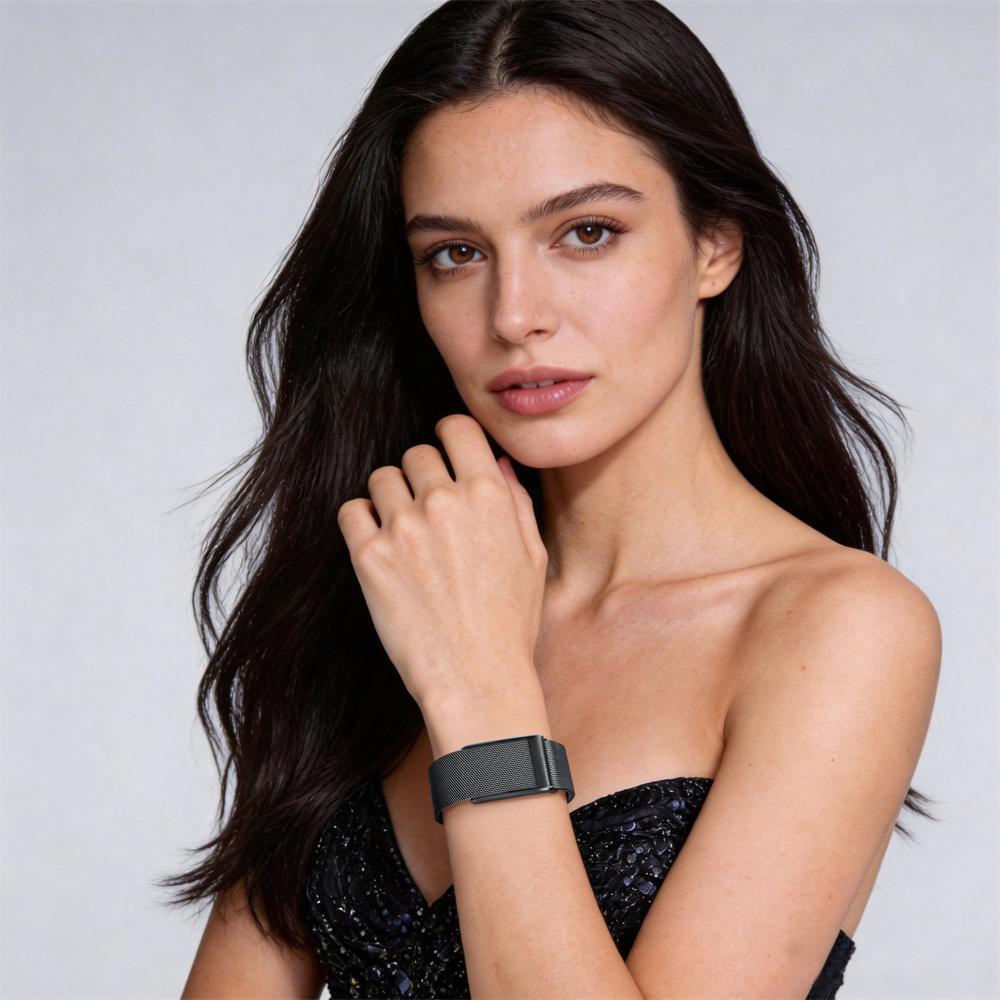 Breathable Milanese Strap + Metal Case for Whoop 5.0 Comfortable Replacement Wristband