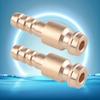 2Pcs 6mm Gold Dia. Gas & Water Male Adapter Quick Connector Replacement Fit for TIG Welding Torch Intake