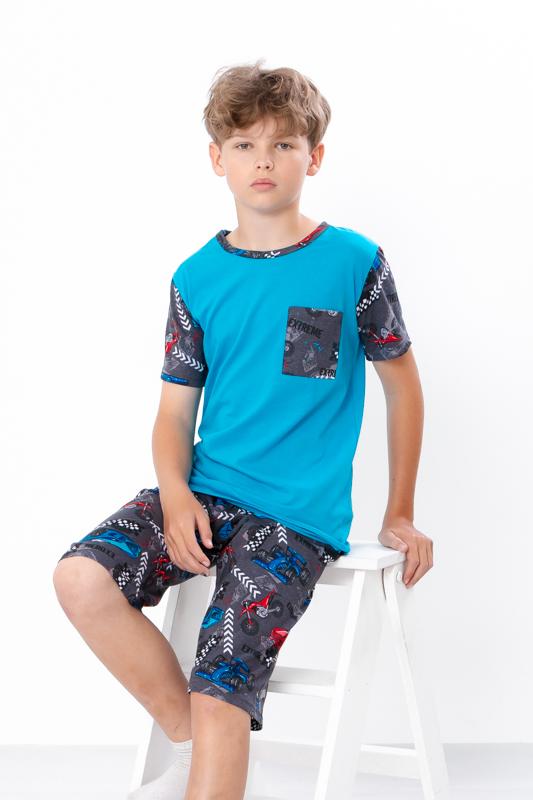 Teen Boys’ Pajama Set – Soft Fabric & Comfortable Fit, Summer, 6250-002 HC