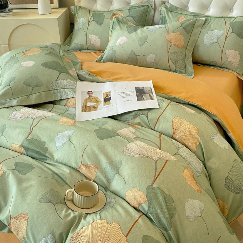 Home Textile Bedding Cotton Pure Cotton4-Pcsquilt Set 3-Pcs Set Winter Class A Maternal And Infant Grade Advanced Sense