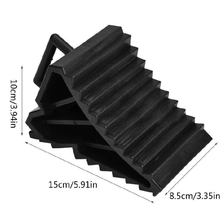 Wheel Driveway Ramps AntiSlip Wheel Chock Threshold Ramps Kit For Car Truck SUV