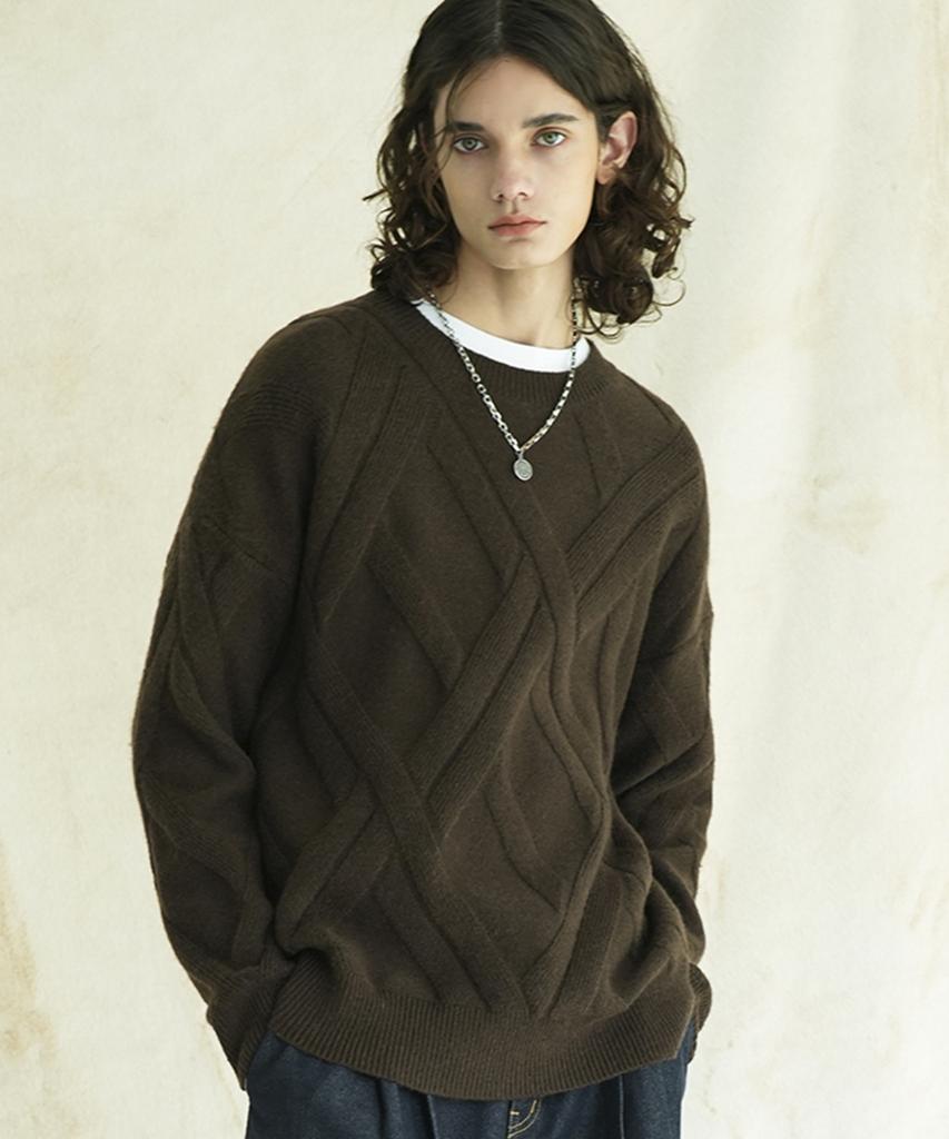 AVANDRESS Cross Round Knit - 5 Col
